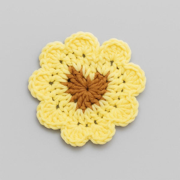Heart Coaster Crochet Pattern: Easy Petal Edging (PDF Digital Download)