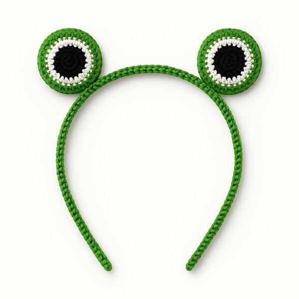 Crochet Frog Crown PDF Pattern: Beginner-Friendly Kawaii Accessory