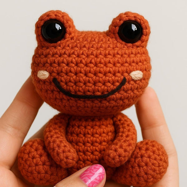 Fergus the Frog Amigurumi – Crochet Pattern (US Terms PDF)