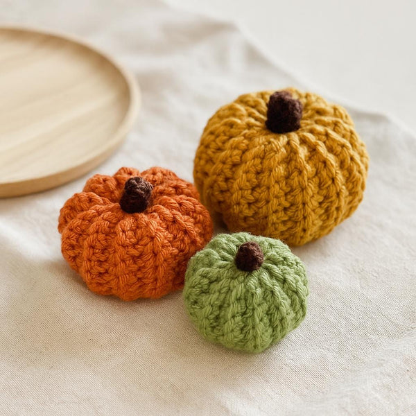 Crochet Mini Pumpkin Pattern: Beginner Friendly Fall Decor (PDF Pattern)