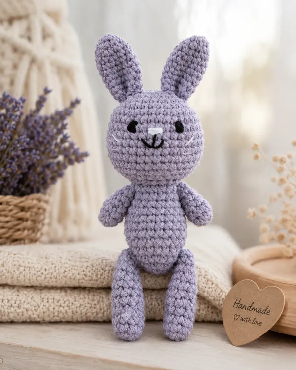 Amigurumi Animal Crochet Pattern Set of 5: Cat, Bunny, Lion, Elephant & Giraffe PDF Bundle