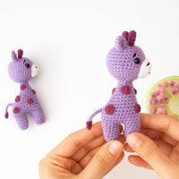 Amigurumi Giraffe Keychain/ PDF Crochet Pattern (No-Sew, Beginner Friendly)/ Instant PDF /  • Easy& Quick