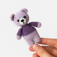 Crochet Bear Keychain Pattern: No-Sew Amigurumi PDF (Beginner Friendly)