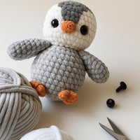 Crochet Penguin Amigurumi Pattern: Beginner-Friendly PDF (No-Sew Design)