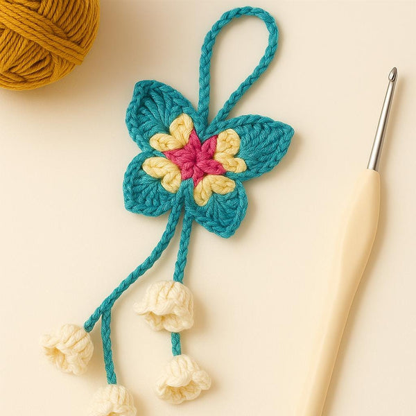 Bell Flower Bunch – Crochet PDF Pattern/ Flower Bouquet/ Instant Download