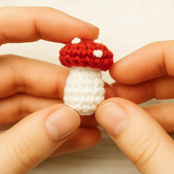 Tiny Mushroom Amigurumi – Crochet PDF Pattern (Digital Download)
