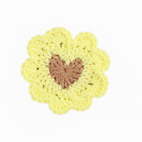 Heart Coaster Crochet Pattern: Easy Petal Edging (PDF Digital Download)