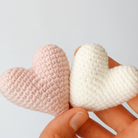 Crochet Heart Keychain Amigurumi: PDF Pattern (Beginner Friendly)