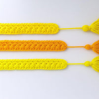 Crochet Bookmark Pattern: Easy Tassel Design (PDF Tutorial)
