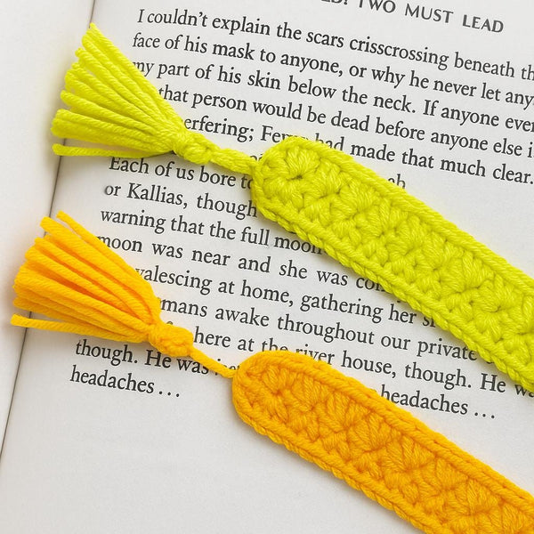 Crochet Bookmark Pattern: Easy Tassel Design (PDF Tutorial)