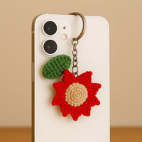 Crochet Sunflower Keychain Pattern: Beginner-Friendly PDF Tutorial
