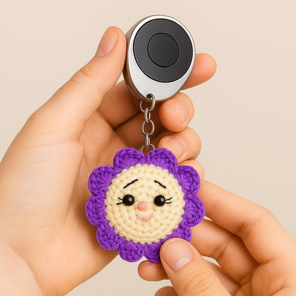 Amigurumi Sun Keychain – No-Sew PDF Crochet Pattern (Beginner Friendly)