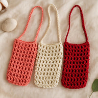 Crochet Mesh Phone Bag Pattern – Beginner PDF Tutorial
