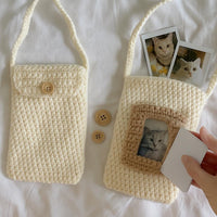 Crochet Phone Pouch PDF Pattern: Crossbody Bag with Card Holder