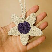 Crochet Star Pattern: Raffia Ornament, Keychain, Bag Charm (PDF Download)