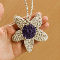 Crochet Star Pattern: Raffia Ornament, Keychain, Bag Charm (PDF Download)