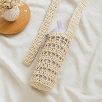 Crochet Mesh Water Bottle Bag Pattern – Beginner-Friendly PDF Tutorial