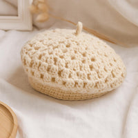 Crochet Gourmet Beret PDF Pattern: Bulky Yarn French Style Painter Hat