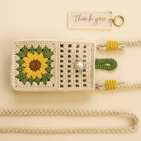 Crochet Flower Bag Pattern: Vintage-Style Purse PDF Tutorial (Beginner Friendly)