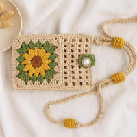 Crochet Flower Bag Pattern: Vintage-Style Purse PDF Tutorial (Beginner Friendly)