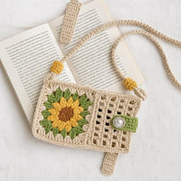 Crochet Flower Bag Pattern: Vintage-Style Purse PDF Tutorial (Beginner Friendly)