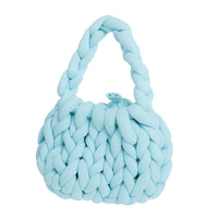Chunky Knit Bag Pattern: Beginner-Friendly Hand Knitting Tutorial (PDF)