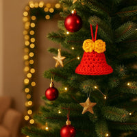 Christmas Bell Ornament Crochet PDF Pattern: Fast, Easy, Beginner