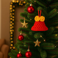 Christmas Bell Ornament Crochet PDF Pattern: Fast, Easy, Beginner