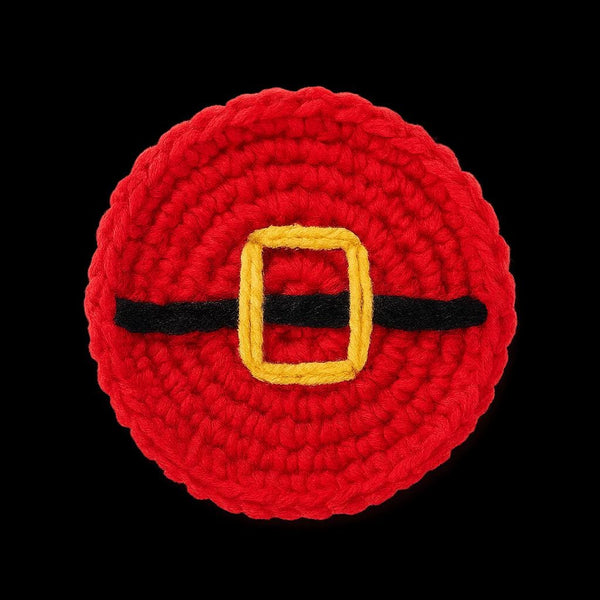 Christmas Coasters Crochet PDF :  Peppermint, Snowman, Gingerbread, Wreath, Ornament, Belt