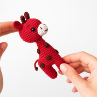 Amigurumi Giraffe Keychain/ PDF Crochet Pattern (No-Sew, Beginner Friendly)/ Instant PDF /  • Easy& Quick