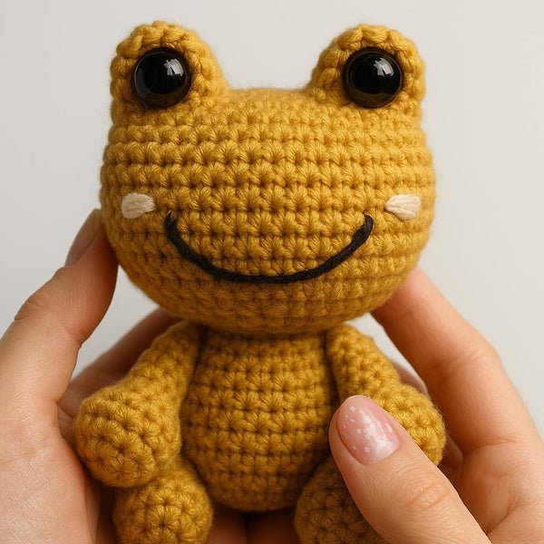 Fergus the Frog Amigurumi – Crochet Pattern (US Terms PDF)