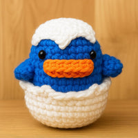 Amigurumi Duckling Crochet Pattern: PDF Tutorial with Eggshell
