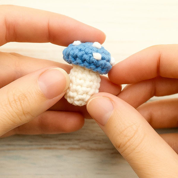 Tiny Mushroom Amigurumi – Crochet PDF Pattern (Digital Download)