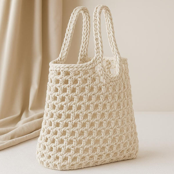 Crochet Tote Bag PDF Pattern: Market Beach Bag
