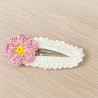 Crochet Flower Hair Clip – PDF Pattern (Digital Download)