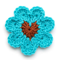 Heart Coaster Crochet Pattern: Easy Petal Edging (PDF Digital Download)