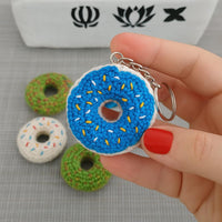 Crochet Donut Keychain PDF Pattern: Amigurumi Guide