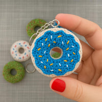 Crochet Donut Keychain PDF Pattern: Amigurumi Guide