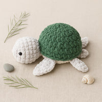 Turtle Amigurumi PDF : Two-Color Plush, Beginner-Friendly