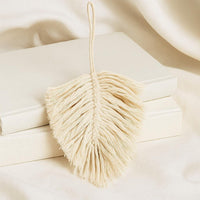 macrame leaf accessory pdf model : Reciprocal Knots/ Keychain