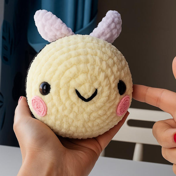 Crochet Bee PDF Pattern: Amigurumi Plush Toy & Keychain (Digital Download)
