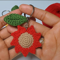 Crochet Sunflower Keychain Pattern: Beginner-Friendly PDF Tutorial