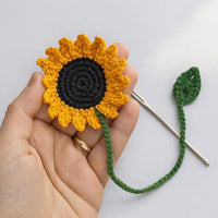Amigurumi Sunflower Bookmark – Crochet PDF Pattern (Handmade & Beginner Friendly)