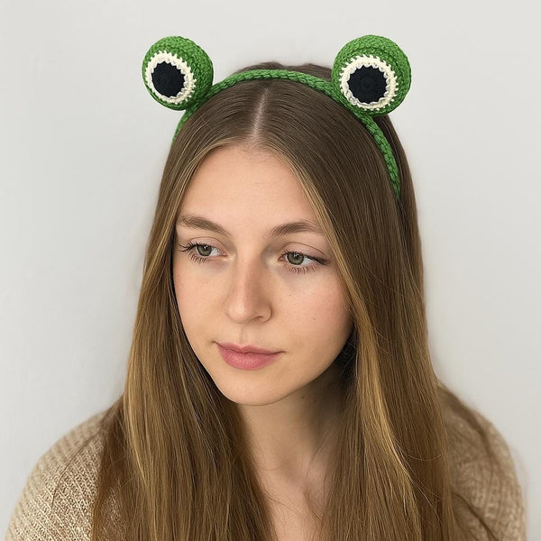Crochet Frog Crown PDF Pattern: Beginner-Friendly Kawaii Accessory