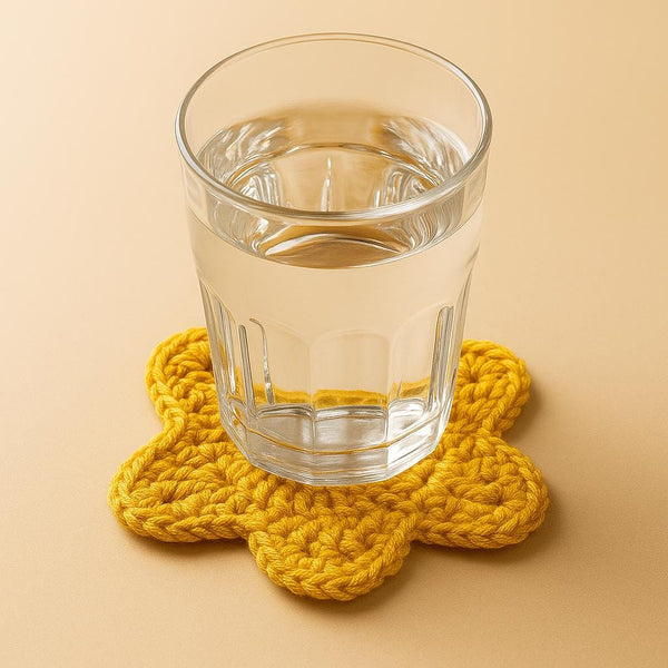Star Crochet Coaster PDF Pattern: Beginner-Friendly Digital Download