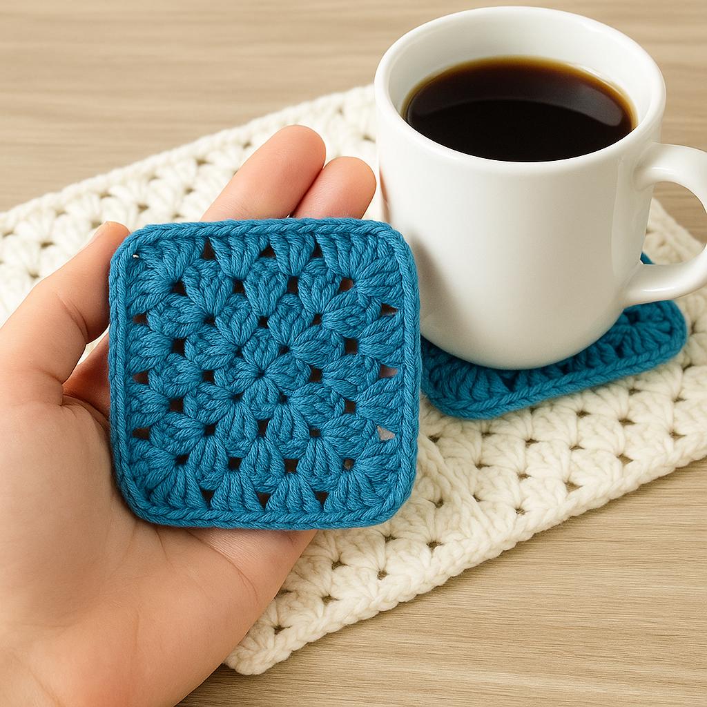 Crochet Granny Square Pattern: Classic Motif PDF Tutorial (Digital Download)