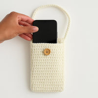 Crochet Phone Pouch PDF Pattern: Crossbody Bag with Card Holder