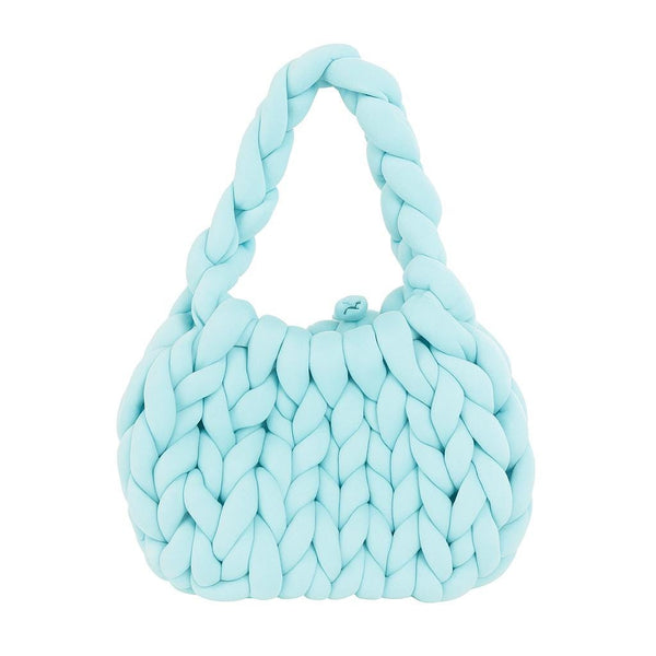 Chunky Knit Bag Pattern: Beginner-Friendly Hand Knitting Tutorial (PDF)