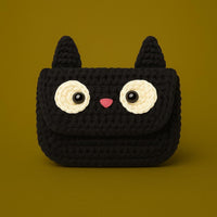 Crochet Animal Pouch Pattern: Bear, Cat, Bunny (PDF Tutorial)