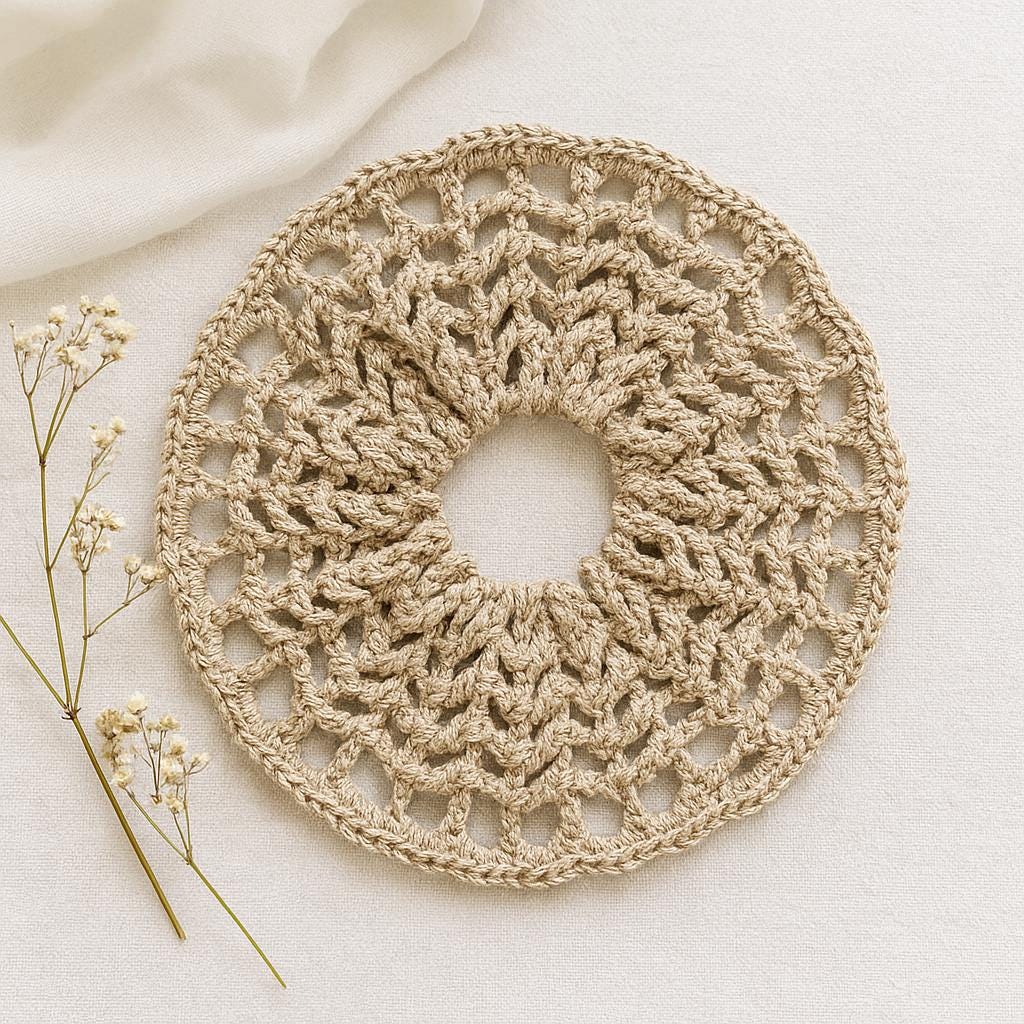 Hair Tie Crochet Pattern PDF : Beginner, Instant Download